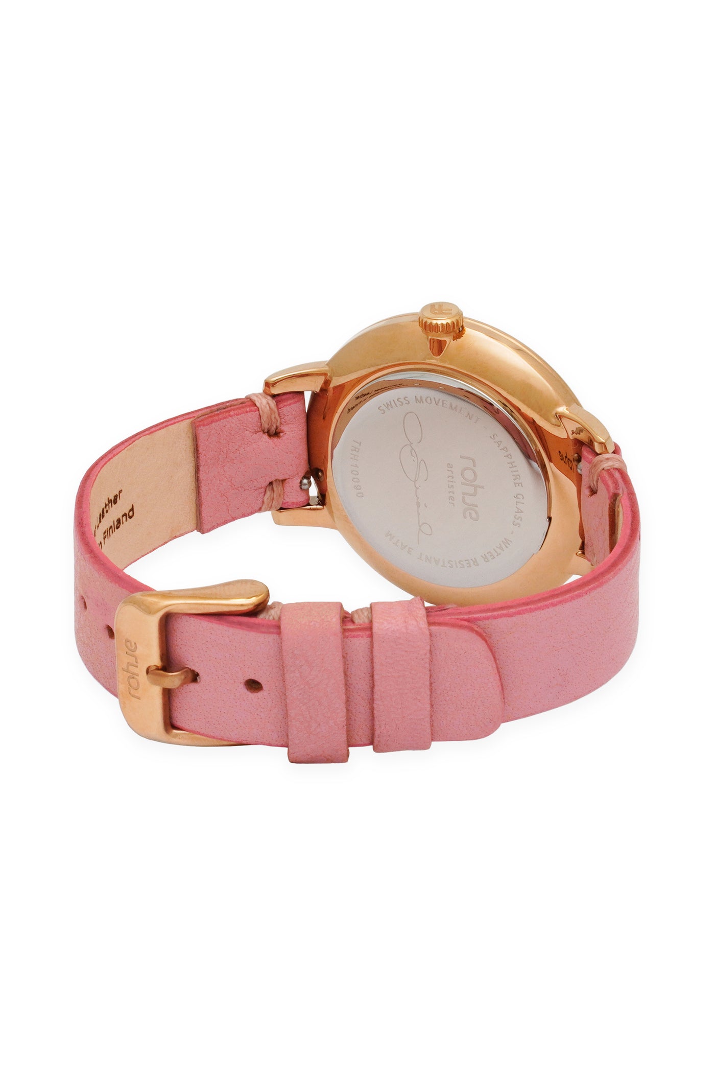 Rohje Artister Dreamy Pink Leather strap #strap_pink-reindeer-leather